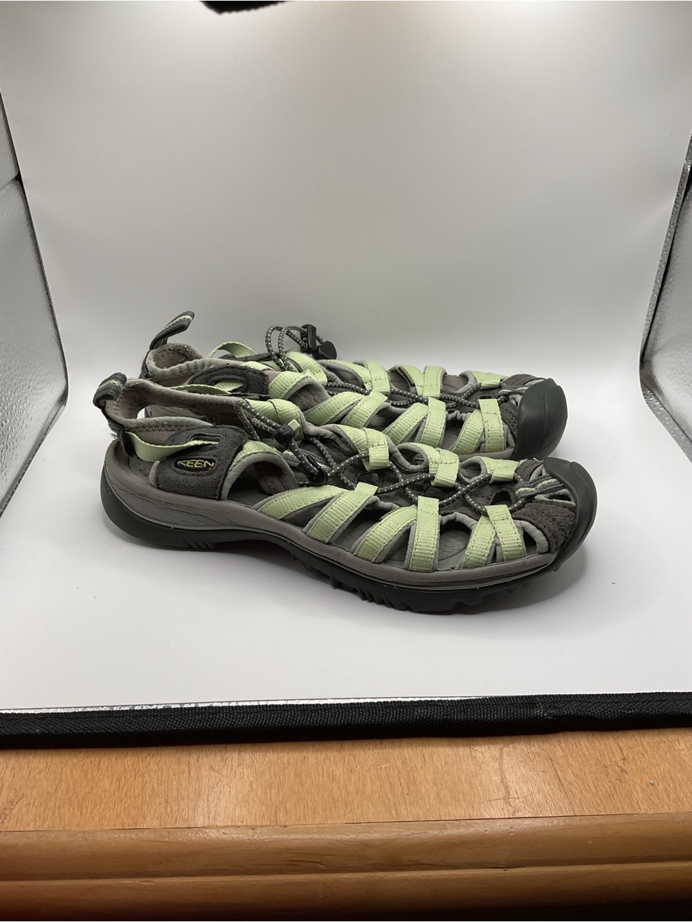 KEEN Newport H2 Strappy Green & Gray Sandals